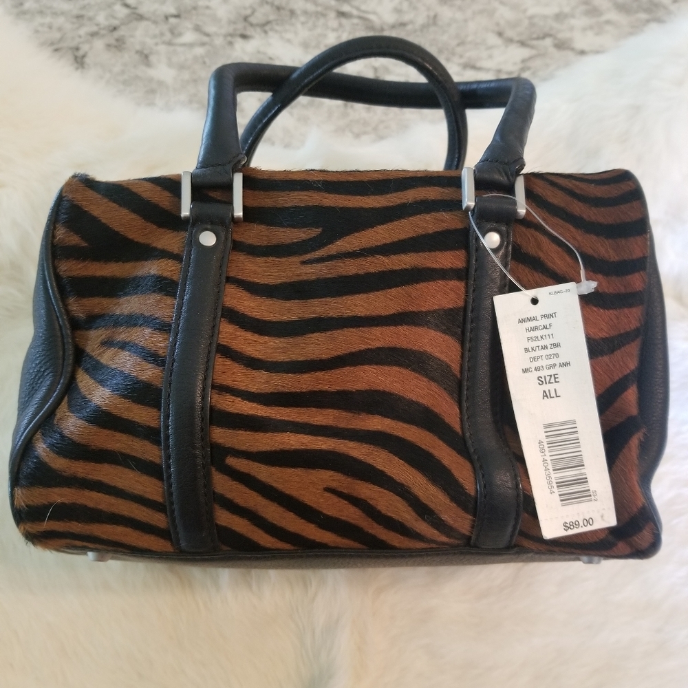 Kate Landry calf hair satchel
